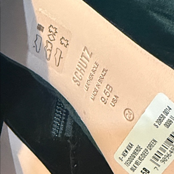 Schutz Velvet Kika Lace Up Boots - Picture 7 of 7